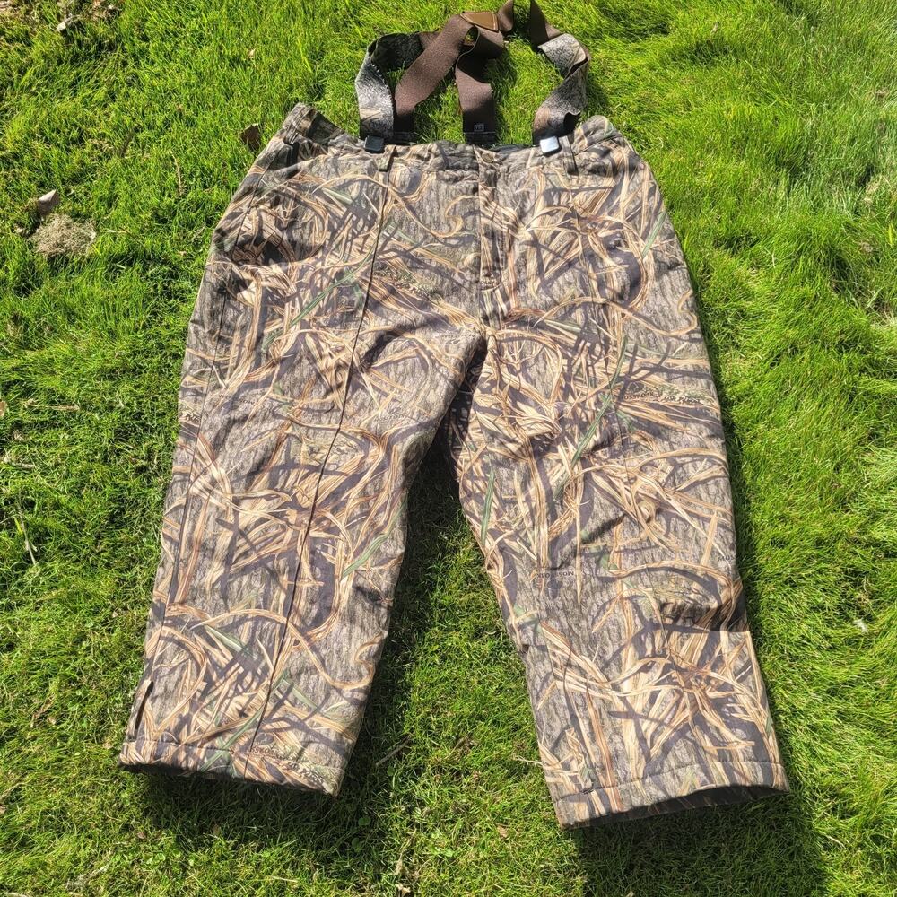 Cabela’s Men 42R Insulated Camo Hunting Bib Pants Gorpcore Utility Outdoor